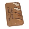 Key Holder Rack 4 Hook Cute Pendant Poplar Wooden Key