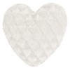 MAGMA Fluffy Hearts Decorative Cushion 40 x 35 cm White