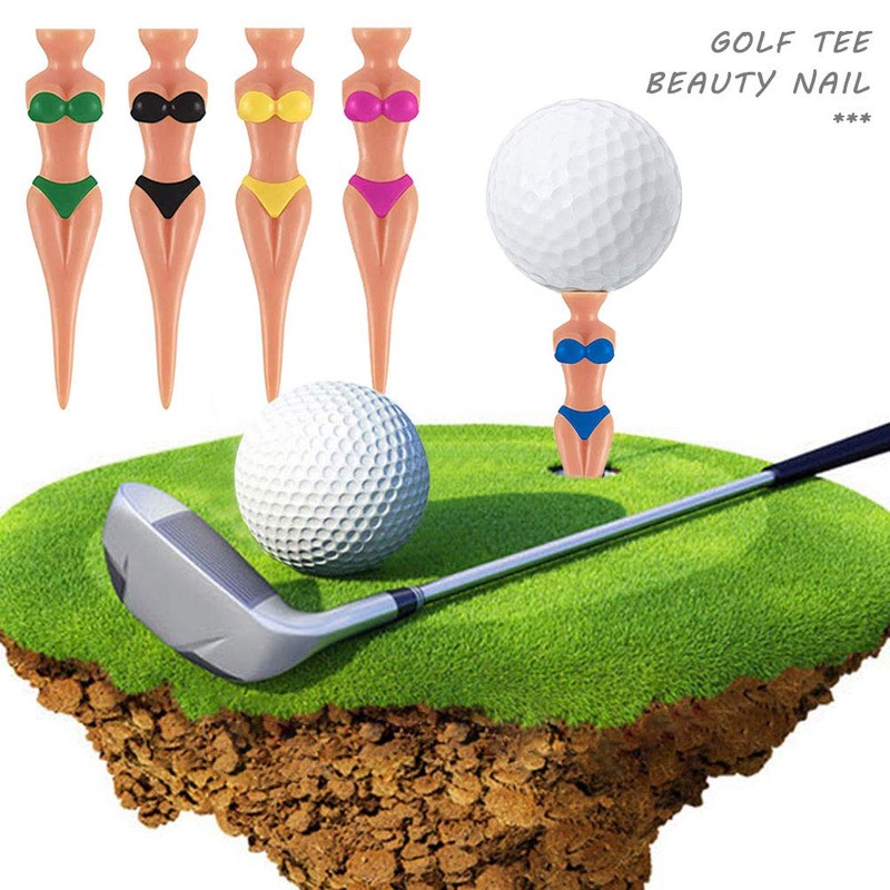 15Pcs Golf Tees, Plastic Ladies Golf Tees 3.15" Funny Golf