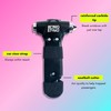 BLINGSTING Glammer Safety Hammer - Emergency Automotive Escape Hammer Tool,
