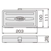 TONE Socket Wrench Set 1850M Insertion Angle 0.25 inch (6.35