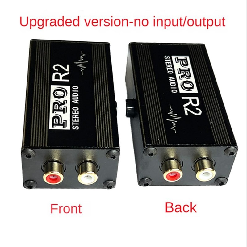 Byttlerom 1 PCS Ground Loop Audio Isolator Noise Suppressor Isolator