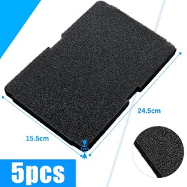 Dryer Filter Washing Dryer for Beko Grundig Blomberg Elektra Bregenz Heat Pump Dryer 240 x 155 x 10 mm 2964840100 Dryer Filter Sponge Dryer Replacement Parts Filter Accessories Sponge Filter Pack of 5