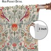 XBDDZSW - Cortinas bohemias de William Morris estilo retro, diseño