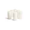 Mottled Pillar Candles by Bask - Set of 6-3" x