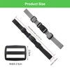 Adjustable Chest Strap Backpack, Pack of 2 Chest Strap for