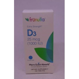 Frunutta Wholesale Case of Vitamin D3-25mcg, 24 Bottles - Value $359