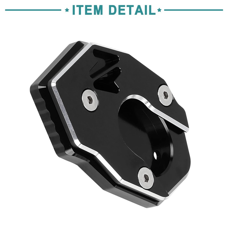 ACROPIX Motorcycle Kickstand Side Stand Extension Pad CNC Aluminum Alloy