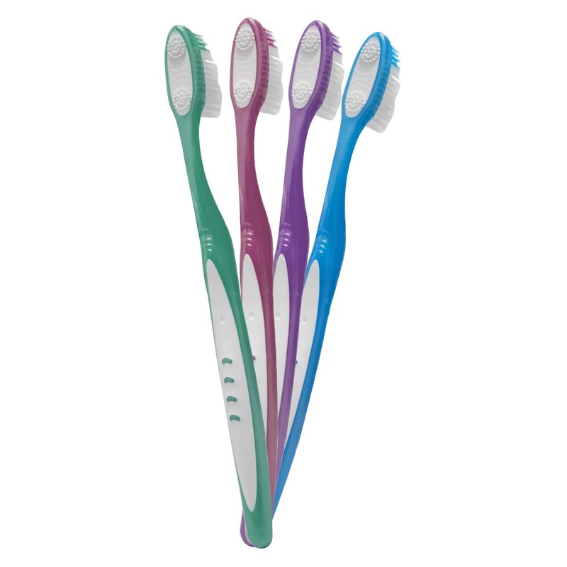 Vivid OraBrush Premium Quality Nylon Filament Toothbrushes – Softer, Rubber