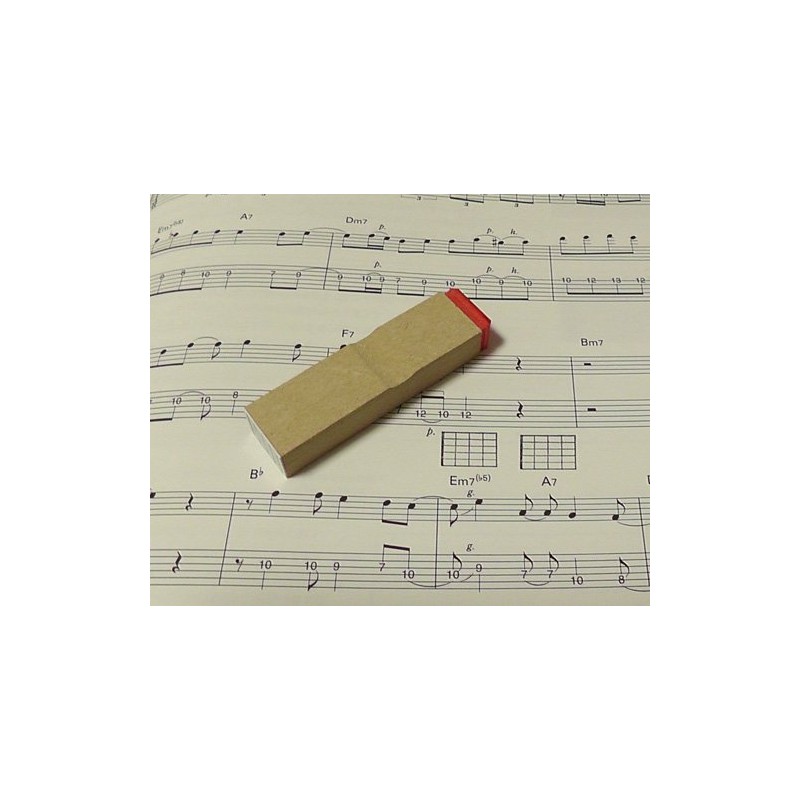 Mini Guitar Chord Rubber Stamp 4 Frets with Dye Ink
