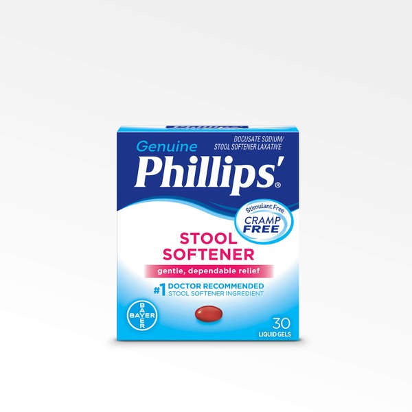 Phillips' Stool Softener Liquid Gels (30-Count Box)