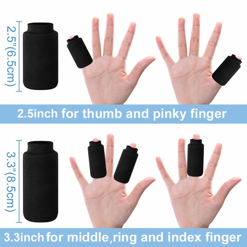 Finger Ice Pack - 4pcs Reusable Cryotherapy Freeze Sleeve for