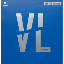 VICTAS VENTUS Limber 200010 Table Tennis Rubber, Granular Rubber, Red, 1.8