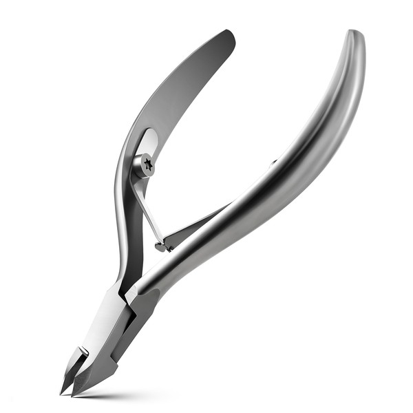 FVION Cuticle Clippers - Precision Cuticle Cutter, Extremely Sharp Cuticle Scissors, Stainless Steel Nail Cuticle Remover, Cuticle Nipper, and Professional Manicure Tool (4mm Jaw)