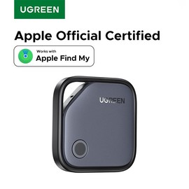 UGREEN Finder Tag Compatible with Apple Offcial Chip (for iOS Only), Anti-lost for Car Key Wallet Luggage Passport with Alarm& Left-Behind Remind Slim Bluetooth Tracker, Deals for You,TikTokShopBacktoSchool:_Black