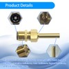 YRMST 590041 Swimming Pool Spa Brass Deck Jet Nozzle Replacement