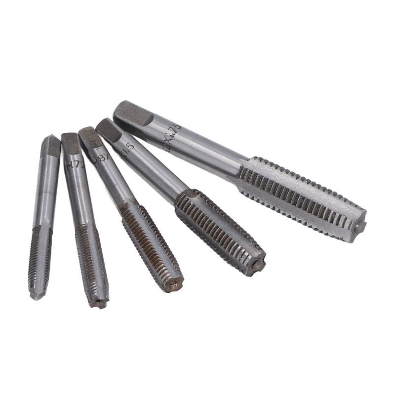 12Pcs Drill Tap Die Wrench Manual Thread Tapping Tool Set