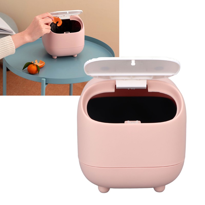 Dressing Table Mini Trash Can Home Office Fashionable Cute Makeup