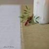 Linen & Cotton Aurum Table Runner Fabric Table Decoration -