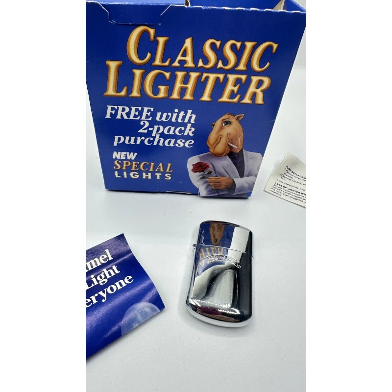 Camel New Vintage Camel CLASSIC LIGHTER CHROME Special Silver Lighter