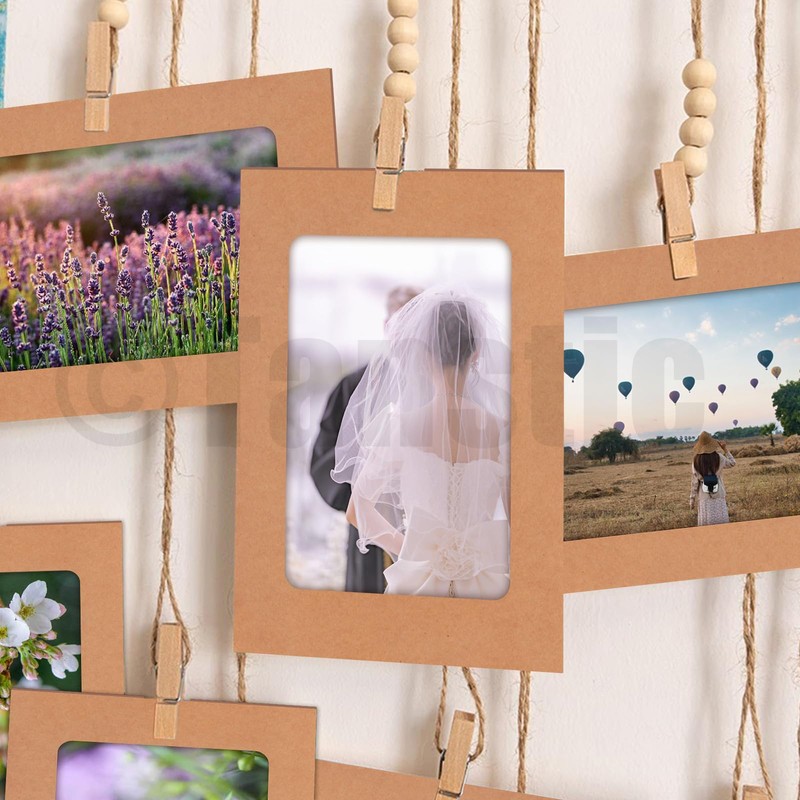 Tanstic Paper Picture Frames Paper Photo Frame Photo Hanging Display