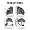 MAYJOYDIY 4 Pieces Large Ginkgo Leaf Stencils, 30 x 30