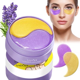 Eye Pads, Eye Pads Against Dark Circles, Hyaluronic Acid Eye Mask, Remove Dark Circles, Eye Bags, Wrinkles, Puffiness, Moisturising Eye Mask Pack of 60