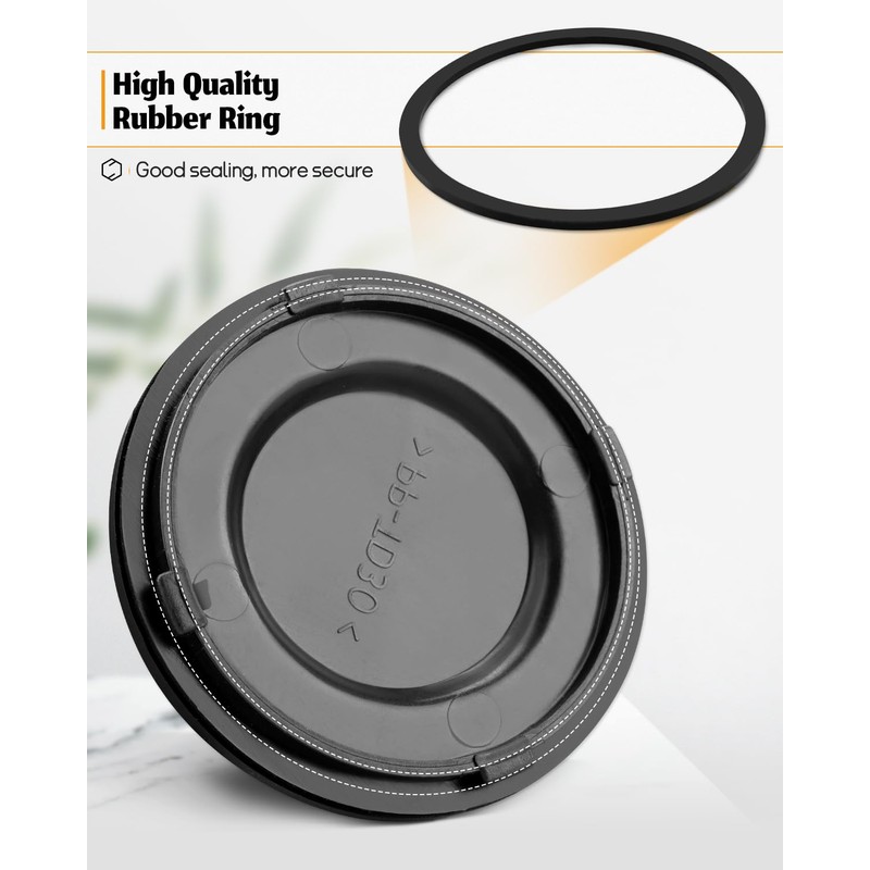 Dunyhludx Headlight Lamp Bulb Back Cover Lid Dust Cap Fit