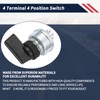 Promrmr 4 Terminal 4 Position Switch Includes Handle & Dust