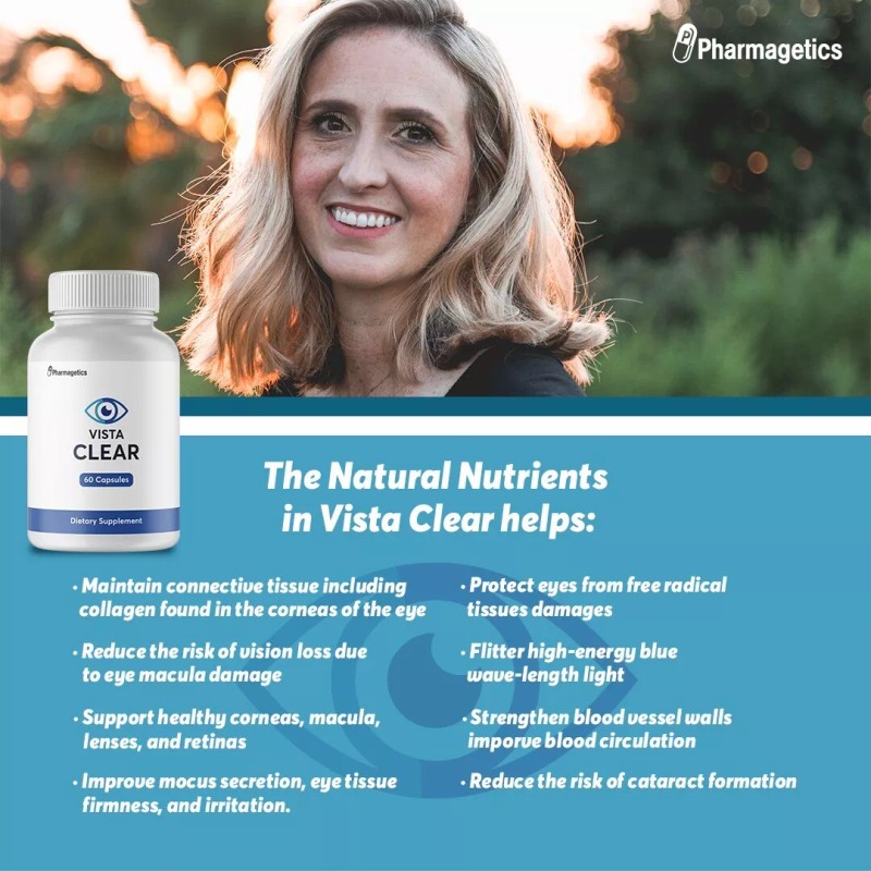 VistaClear eyes health - 5 Bottles - 300 Capsules Vista