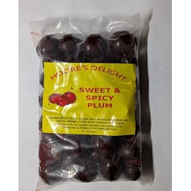 Moore's Delight Sweet & Spicy Plum, 1 lb (Pack of 1) Trinidad & Tobago Snack
