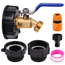 SPEEDWOX IBC Tote Tank Adapter Kit Ibc Tote Hose Adapter Coarse Thread Reliance Water Jug Spigot Home Improvement IBC Tote Water Tank Fittings Ibc Tote Tank Adapter For Water Hose Extension