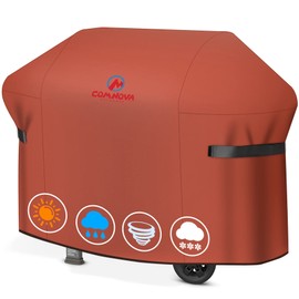 Comnova Grill Cover 58 Inch - 600D BBQ Cover for Outdoor Grill Heavy Duty and Waterproof, 58 Inch Barbecue Gas Grill Covers for Weber, Char-Broil, Nexgrill, Monument, Dyna-glo, Brinkmann and More