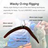 LAIBOREC Wacky Rigging Tool, Fishing Bait Rigs, Crazy Rig Ring