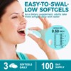 KPNEMA N-Acetyl Cysteine (NAC) 600mg, 300 Softgels with Coconut &