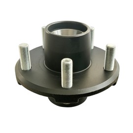 Risetosun 5-Hole,4.5" Bolt Circle Idler Hub for 2,000 lb.Axles for 1 1/16" Spindle That uses L44649 Trailer Bearings,(2 pack)