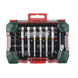 Metabo Bit Box SP - 626718000 - With Long Bits for Precise Screwing - 15 Pieces