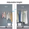 HOKEEPER Clothing Garment Rack Capacity 525LBS Clothing Racks on Wheels
