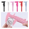 Kit Regla Vernier Hilo Entintado Cejas Plantillas Cepillo F