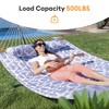 Everyfun Double Hammock with Spreader Bar,Soft Pillow,Max Load 500lbs,Portable Hammock