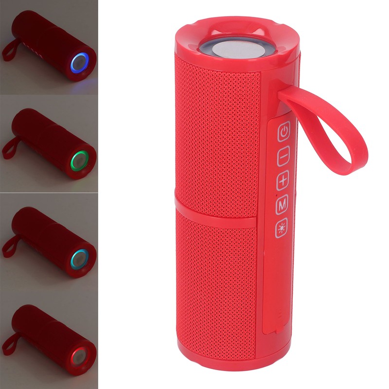 10W Bluetooth Speaker Portable LED Light Dual Speaker Bluetooth Speaker