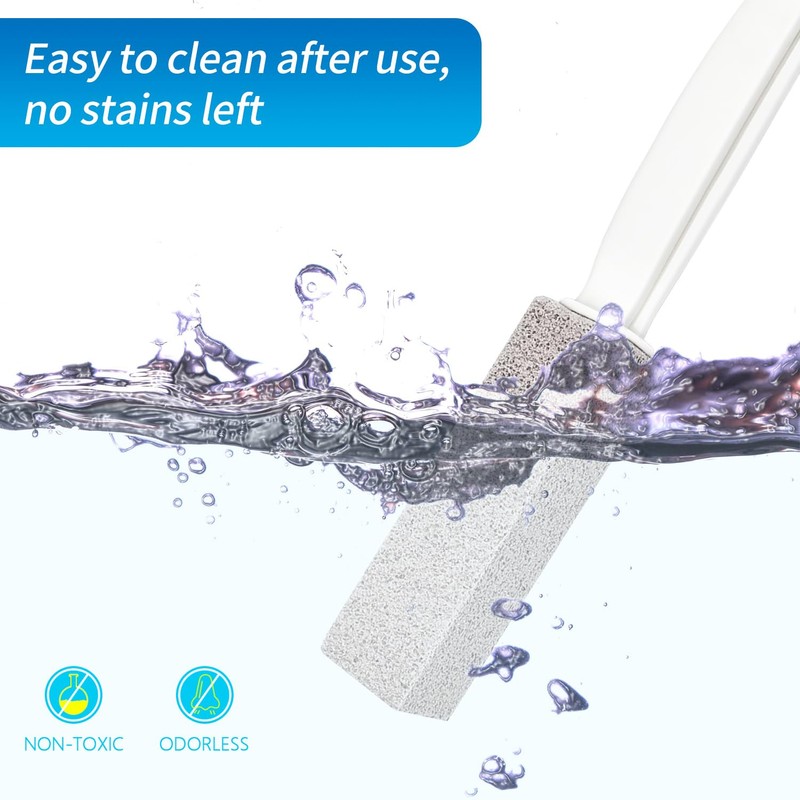 4TH Pumice Stone Toilet Bowl Cleaning Stick with Extra Large
