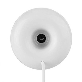 Portable Mini Humidifier Doughnut-shaped USB Atomization Spray Humidifier for Home Office Car(White)