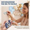 PYRUVAE 100 Pezzi Pesciolini in Legno per Decorazioni Battesimo Comunione