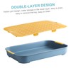 Holibanna 1 Pc Drain Tray Pp Tableware Small Plate