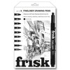 Frisk Fineliners Black Set of 9