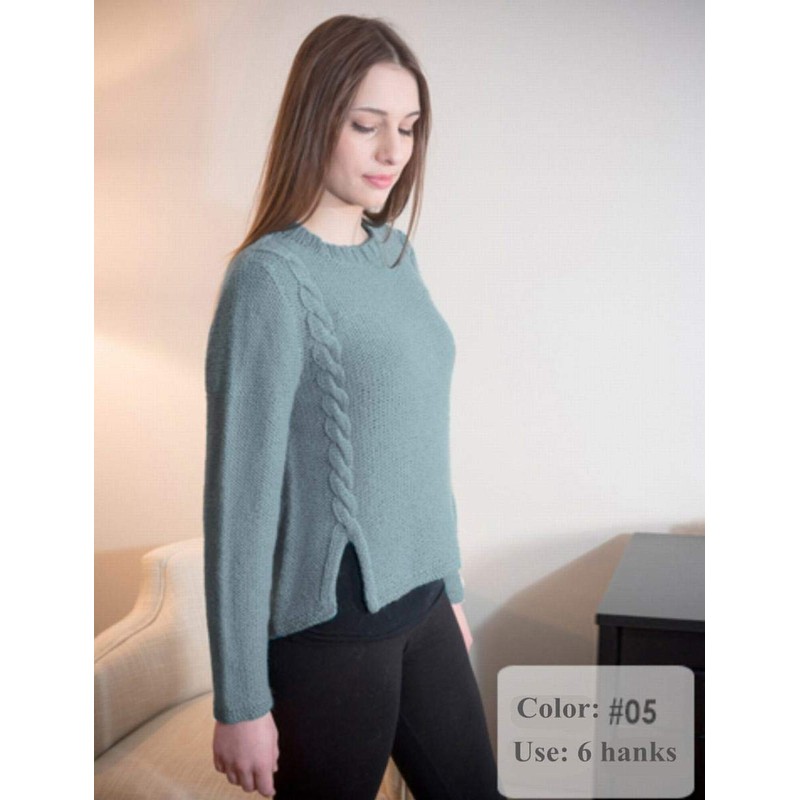 Lotus Yarns Swan Lake Lace Weight 50% Cashmere 40% Fine