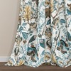 Lush Decor Cynthia Jacobean Light Filtering Window Curtain Panel Pair,