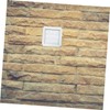 LABRIMP Dryer Vent Cover Louvered Exterior Wall Vent Hood for