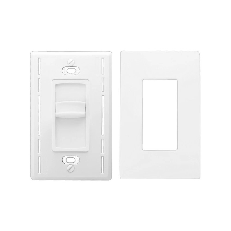 OSD Screwless 300W Impedance-Matching Slider Volume Control, White SLS300